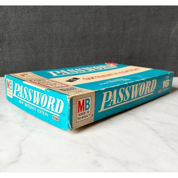 Vintage Password Game 1962 Milton Bradley New 16th Edition-Complete Great Shape - Picture 8 of 10